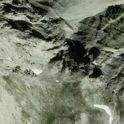 Vue satellite de Bivouac Ugo Blanchetti à Montgenèvre
