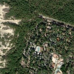 Vue satellite de Yelloh ! Village Les Grands Pins à Lacanau