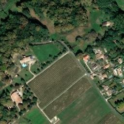 Vue satellite de Domaine de la Chataignière à Périssac