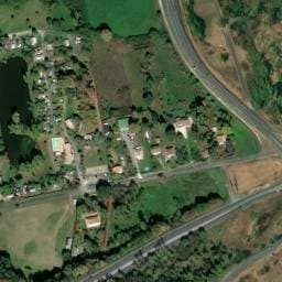 Vue satellite de Camping Le paradis à Coutras