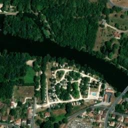 Vue satellite de La Cigaline à Saint-Martial-d'Artenset