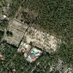 Vue satellite de Camping & Spa L'Océan Airotel à Lacanau