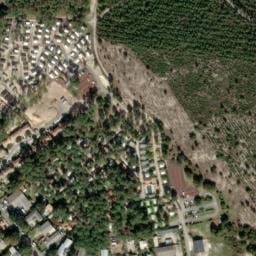 Vue satellite de Camping Les Jardins du Littoral à Lacanau