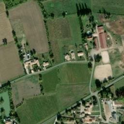 Vue satellite de Camping Port Neuf à Virsac