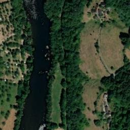 Vue satellite de La Berge Ombragée à Beaulieu-sur-Dordogne