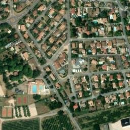 Vue satellite de Camping les Vernes - La Roche de Glun à La Roche-de-Glun