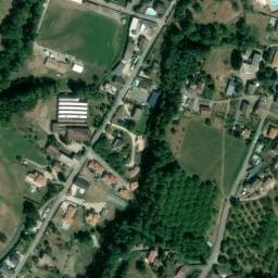 Vue satellite de Camping les Bords de Lyonne à Saint-Jean-en-Royans