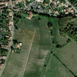 Vue satellite de Aire de camping-car à Ambès à Ambès
