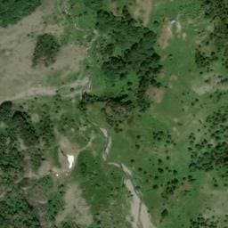 Vue satellite de Cabane du Col à Lavaldens