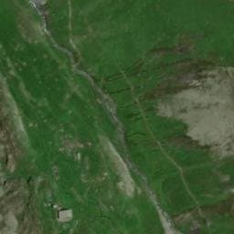 Vue satellite de Fontaine du refuge de l'Alpe de Villar-d'Arène à Villar-d'Arêne