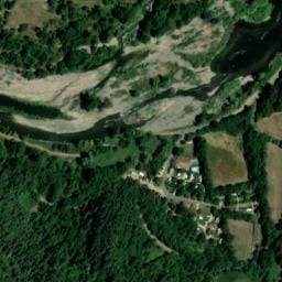Vue satellite de Camping de Coubon La Cabale à Arsac-en-Velay