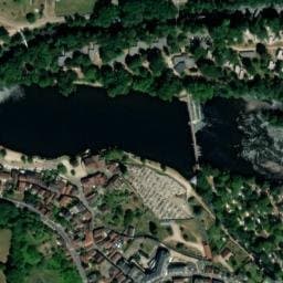 Vue satellite de La Riviera Limousine à Beaulieu-sur-Dordogne
