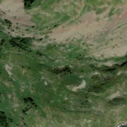Vue satellite de Ancienne cabane du Pré de la Vache à Chantepérier