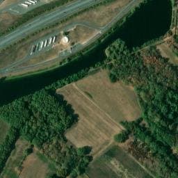 Vue satellite de Aire des Vignes Sud à Saint-Denis-de-Pile
