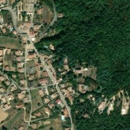 Vue satellite de Aire de camping-car à Châteaubourg à Châteaubourg