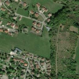Vue satellite de Camping municipal les Bruyères à La Chapelle-en-Vercors