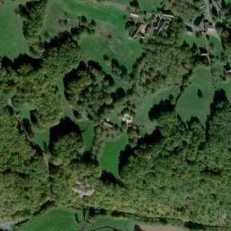 Vue satellite de Camping Les Combelles à Borrèze