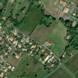 Vue satellite de Aire de services de Saint-Romain-la-Virvée à La Lande-de-Fronsac