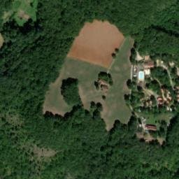 Vue satellite de Camping le Temps de Vivre à Saint-Crépin-et-Carlucet