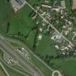 Vue satellite de Aire des Jaillets à Sinard