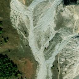 Vue satellite de Abri des Sept Fontaines à Montgenèvre