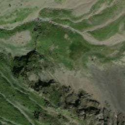 Vue satellite de Cabane du Clot de la Ligne à Lavaldens