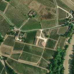 Vue satellite de Chateau Magondeau à Galgon