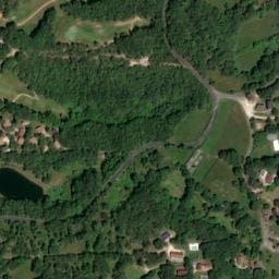 Vue satellite de Camping à la Ferme "Le Lac Rouge" à Lachapelle-Auzac