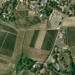 Vue satellite de Aire Camping-Car Lussac, Grand Saint-Emilionnais à Petit-Palais-et-Cornemps