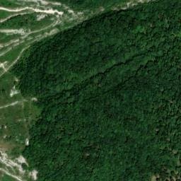 Vue satellite de Cabane de la Peyrouse à Saint-Andéol