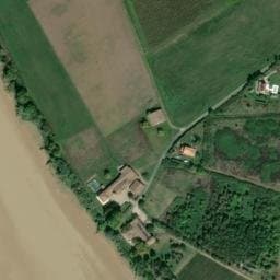 Vue satellite de Château de La Vieille Chapelle à Izon