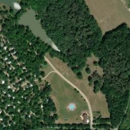 Vue satellite de Camping Domaine naturiste de Chaudeau à Saint-Rémy
