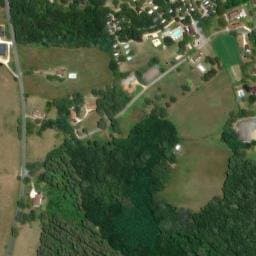 Vue satellite de Camping Brin d'Amour à Savignac-de-Miremont