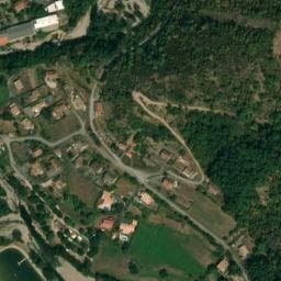 Vue satellite de Camping la Teyre à Jaunac