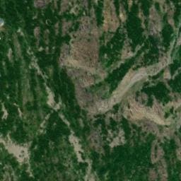 Vue satellite de L'Alpe du Pin à Saint-Christophe-en-Oisans