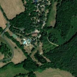 Vue satellite de Camping "Les Trois Sources" à Saint-Saury