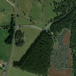 Vue satellite de Abri et fontaine des Barthes à Freycenet-la-Tour