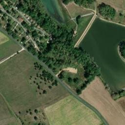 Vue satellite de Camping du Lac de Gurson à Carsac-de-Gurson