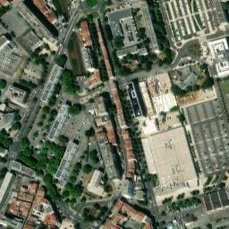 Vue satellite de Parking Chareton Ouest à Valence