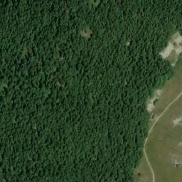 Vue satellite de Refuge de Crobache à Bouvante