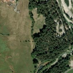 Vue satellite de La Clarée à Montgenèvre