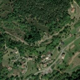 Vue satellite de Aire de Stationnement camping-cars de Chanéac à Chanéac