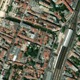 Vue satellite de Parking Hugo Balzac à Valence