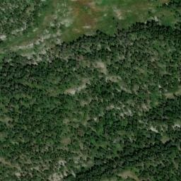 Vue satellite de Refuge de Tiolache du Milieu à Saint-Andéol