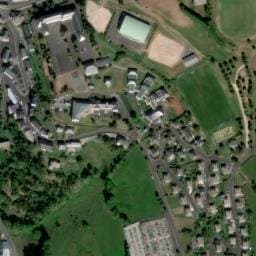 Vue satellite de Aire camping-cars de Pierrefort à Saint-Martin-sous-Vigouroux