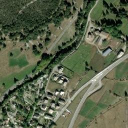 Vue satellite de Les Gentianes à Montgenèvre