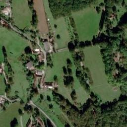 Vue satellite de Camping à la ferme Les attelages de Monsacou à Saint-Georges-de-Montclard
