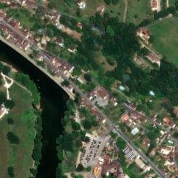 Vue satellite de Aire de camping-car à Le Bugue à Le Bugue