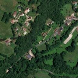 Vue satellite de Aire de camping-car à Tauriac à Tauriac