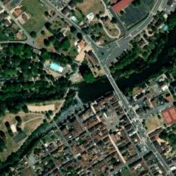 Vue satellite de Camping de la Bourgnatelle à Bretenoux